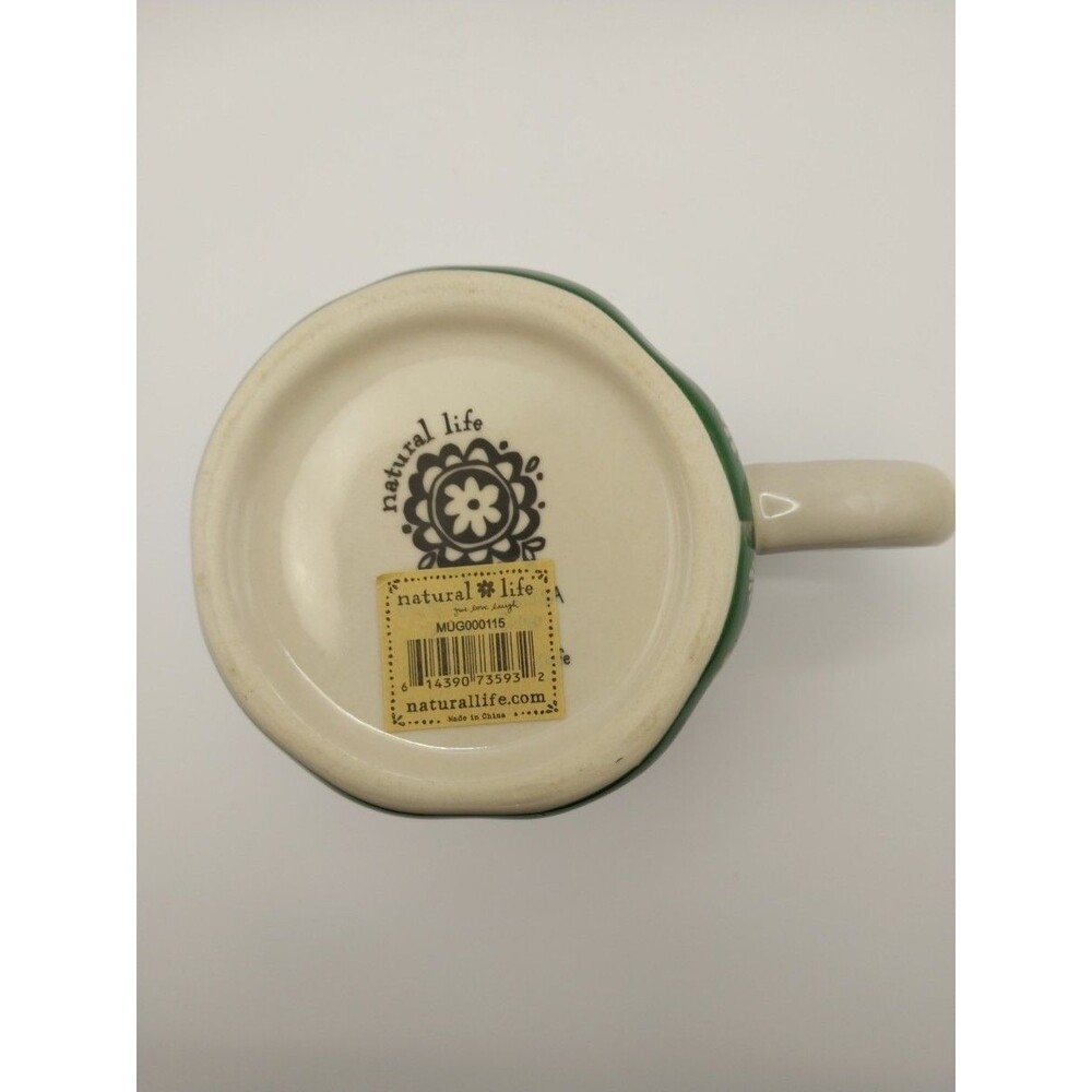 Natural Life Cozy Mountain Floral Ceramic Mug Multicolor Decorative Kitchen Gift - Picture 6 of 10